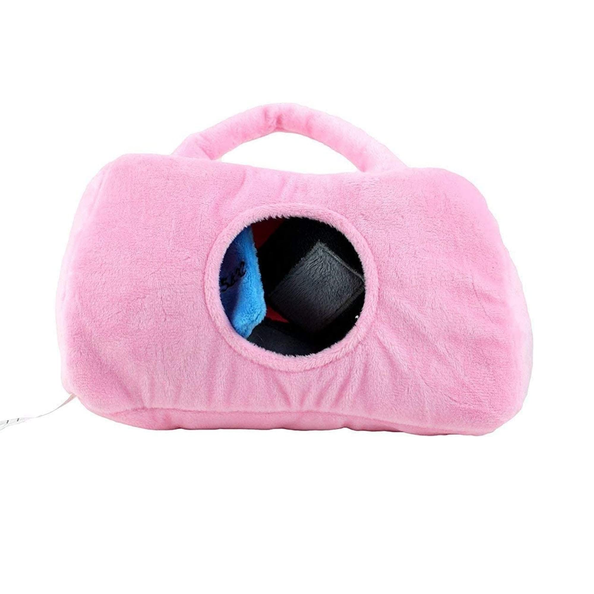 Midlee Plush Purse Find-a-Toy Interactive Dog Chew Toy - 9 Inch Cute Squeaky Puppy Toy for Small & Medium Dogs - Perfect for Training, Playtime & Anxiety Relief