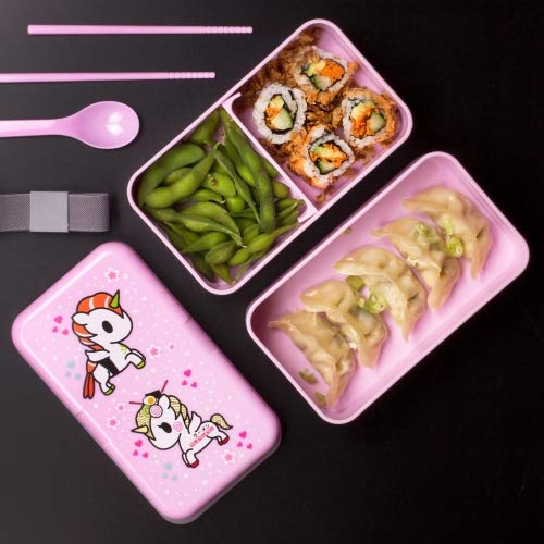 Tokidoki Bento Box - Cute Japanese Lunch Box for Kids & Adults | Microwave & Dishwasher Safe | Perfect for School, Office & Picnics