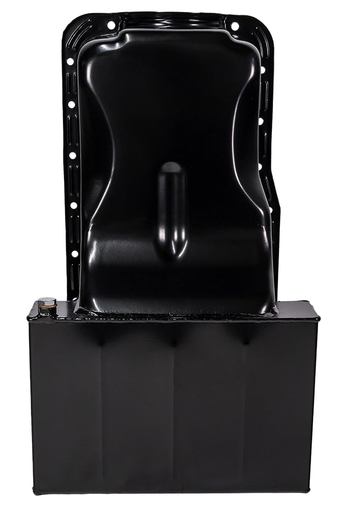 Moroso 20502 Oil Pan Replacement for Ford 289-302 Engines - High Performance Steel Construction, Improved Oil Capacity - Perfect for Classic Mustang, Fairlane & Falcon Engine Rebuilds & Racing Applications