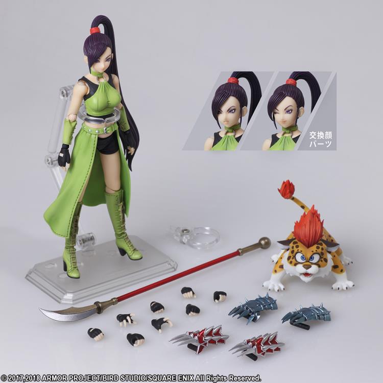 Bring Arts Dragon Quest XI Jade Action Figure - Collectible Square Enix Anime Character Model for Display & Gaming Enthusiasts | Perfect for Home Decor, Anime Collections, and RPG Gaming Setups