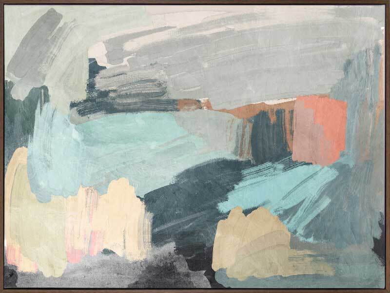Cool, Calm & Collected Canvas Art Print - Modern Abstract Wall Decor for Living Room, Bedroom & Office - Perfect for Home & Office Decor