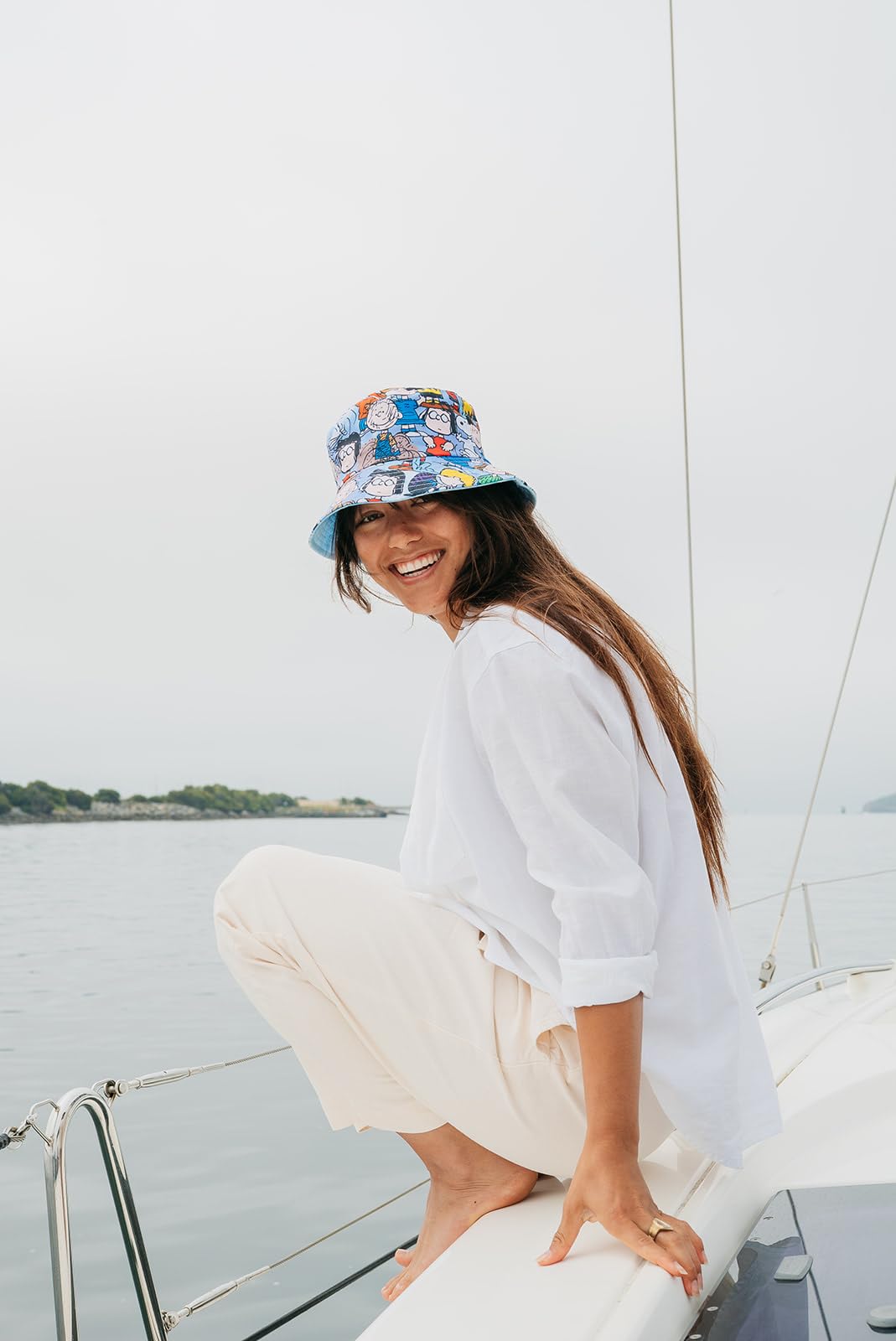 Peter Grimm Peanuts Cartoon Collection Unisex Character Bucket Hats - Stylish Sun Protection for Outdoor Activities, Beach & Casual Wear