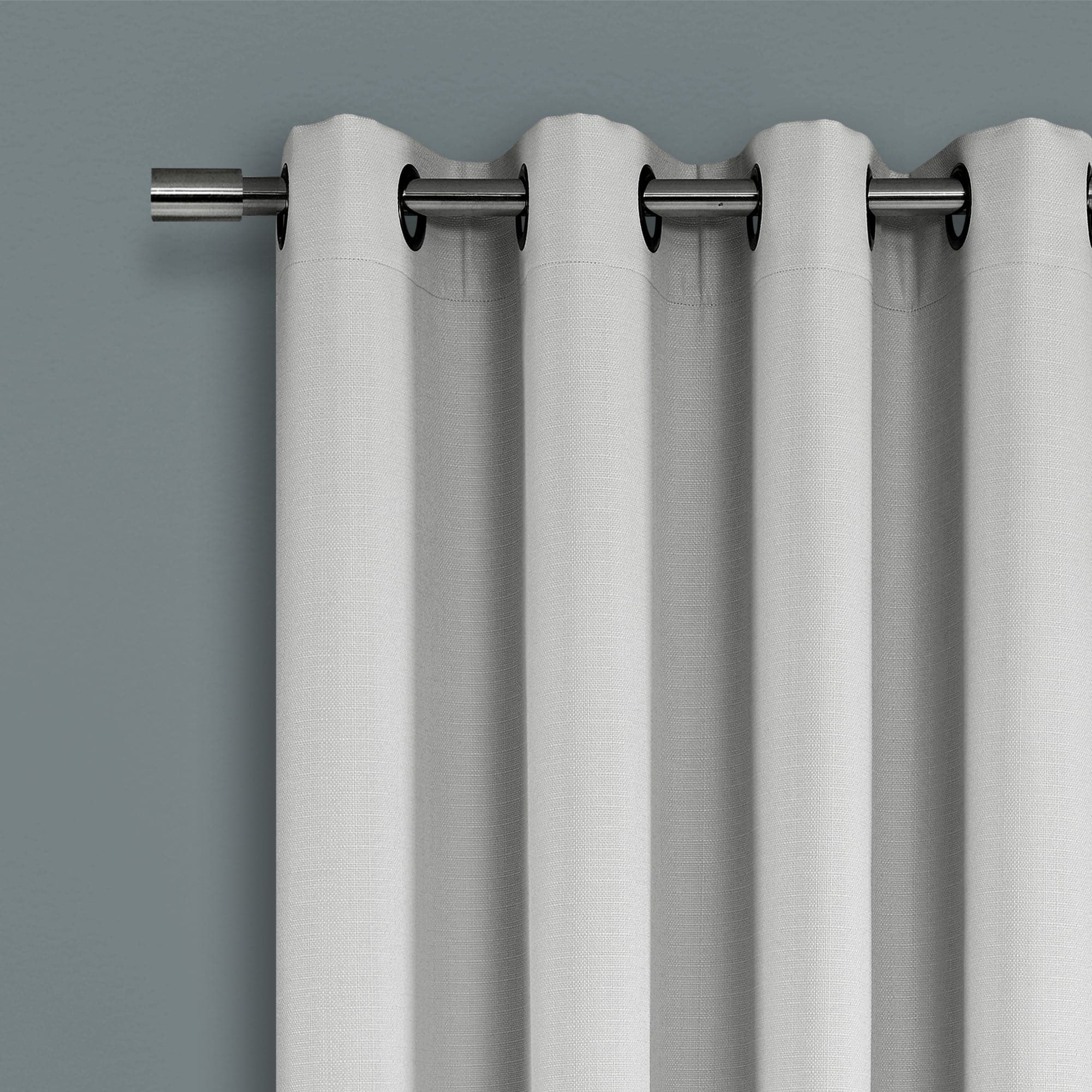 Blackout Window Curtains - Faux Linen Fabric for Complete Darkness & Light Blocking - Perfect for Bedrooms, Home Theater & Nursery (Set of 2 Panels)