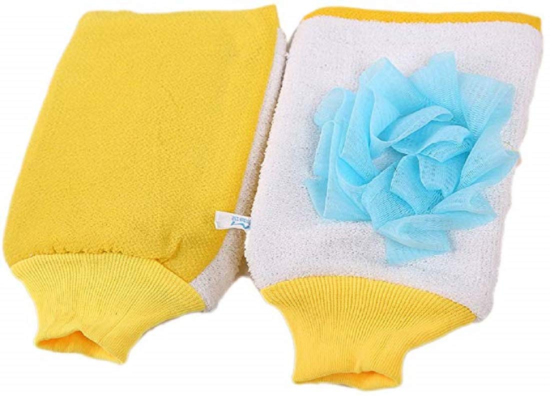Exfoliating Body Scrub Glove - Double Sided Shower Mitt for Smooth Skin