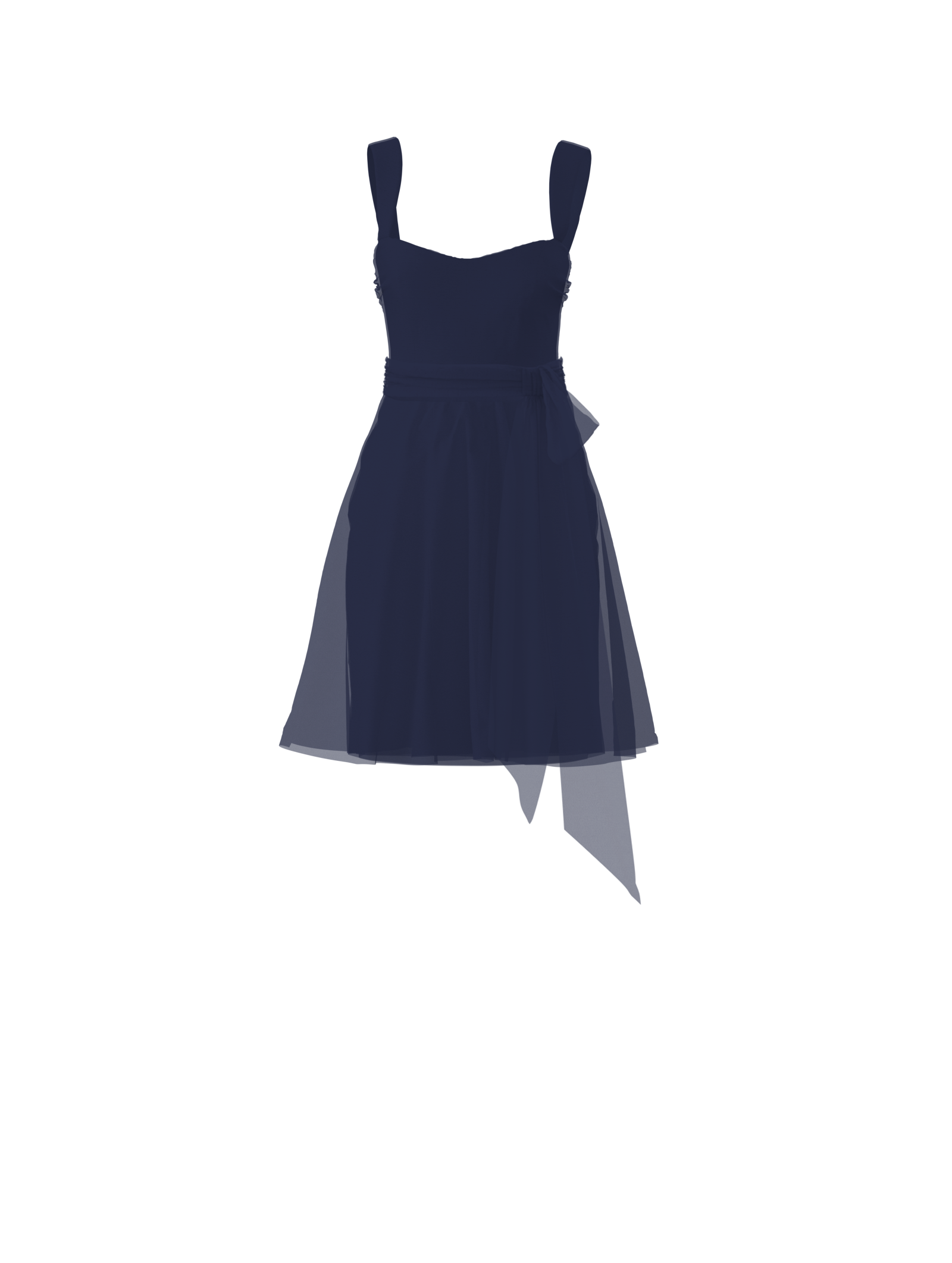 French Blue Alexis Bodice & Carla Skirt Set with Sash Belt - Elegant Vintage Outfit for Weddings, Parties & Special Occasions