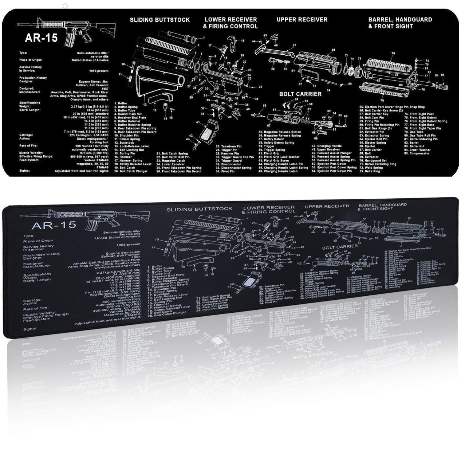 Xuniktek Extended Gaming Mouse Pad - 4MM Ultra Thick Water & Oil Resistant Desk Mat with Anti-Slip Base | Smooth Surface for PC, Laptop, Office & Home Use | Perfect Gift for Gamers & Professionals