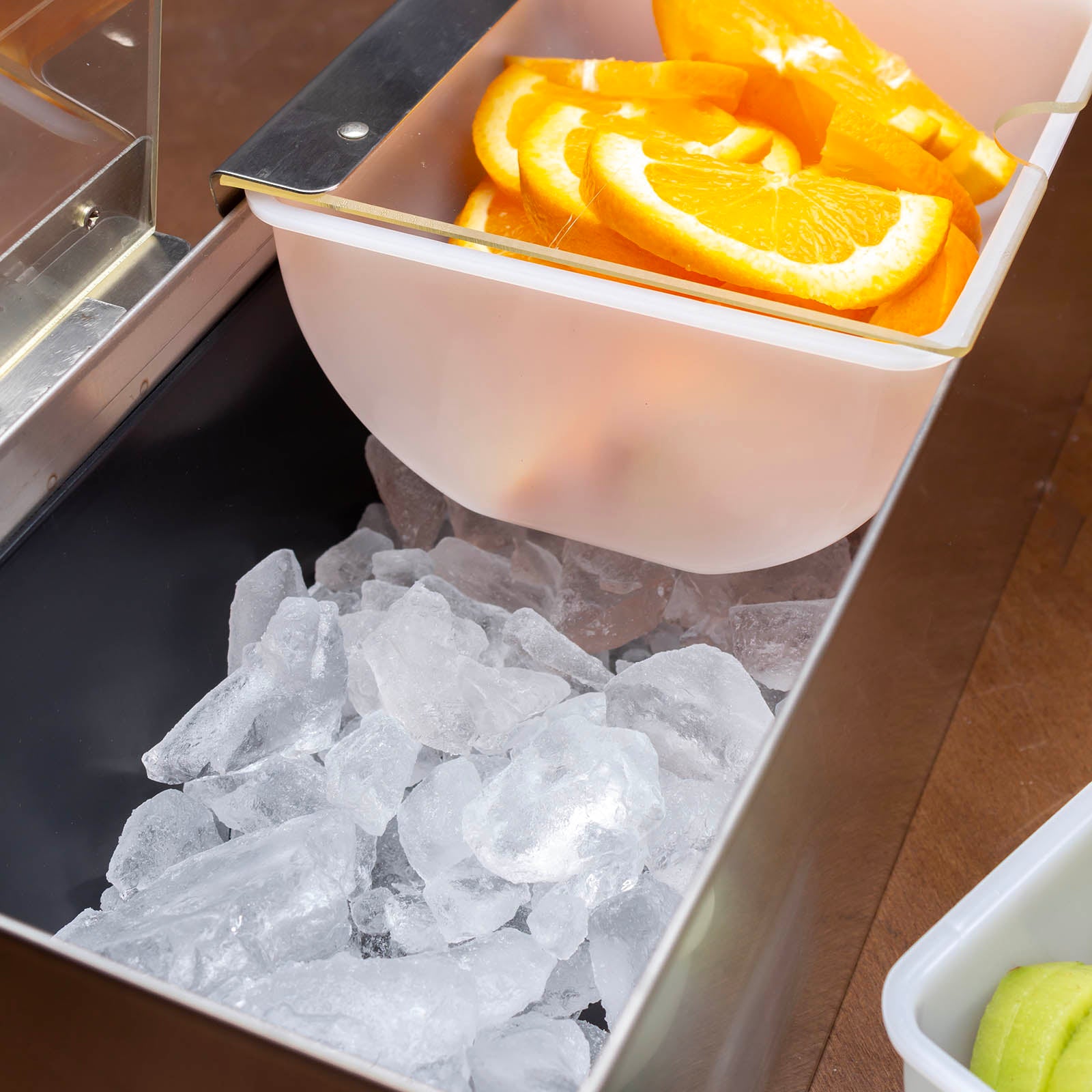BarConic® 3-Quart Stainless Steel Condiment Holder - Perfect for Restaurants, BBQs, Picnics & Kitchen Organization
