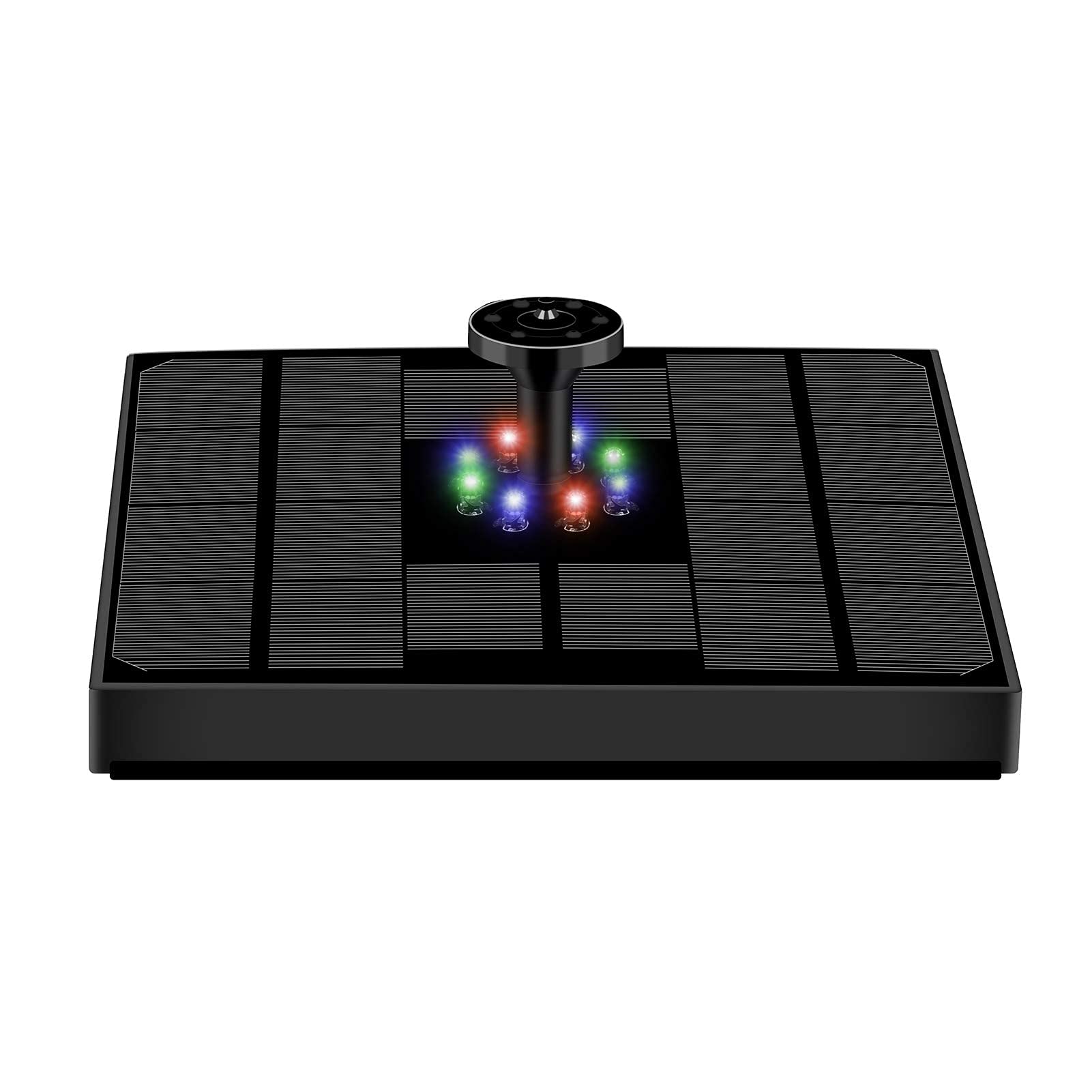 Solar Floating Fountain Pump with Colorful LED Lights for Garden, Pond, Pool Decoration – Outdoor Water Feature for Relaxing Backyard & Patio