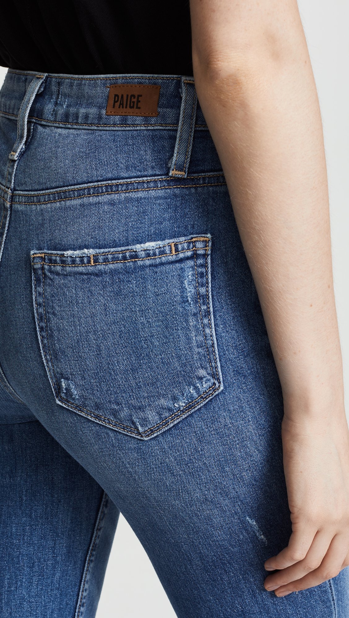 PAIGE Women's Sarah Transcend Vintage High Rise Slim Jeans - Perfect for Casual Outfits, Date Nights & Everyday Wear