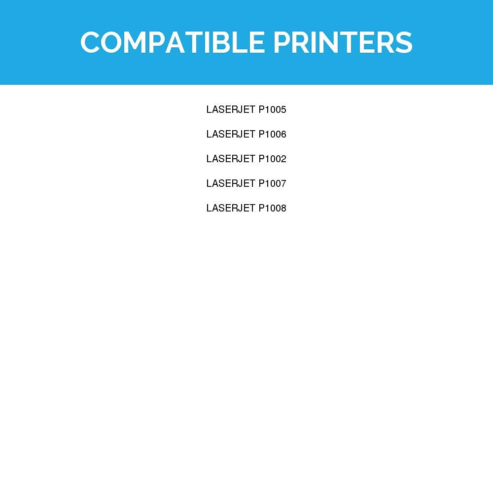 LD Products High-Yield Compatible Toner Cartridge Replacement for HP 35A CB435A (4-Pack, Black) - Works with HP Laserjet P1002, P1005, P1006, P1007, P1008 Printers - Perfect for Home & Office Printing Needs