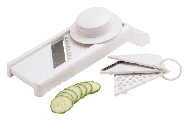 7-in-1 Mandoline Slicer & Vegetable Grater Set - Stainless Steel Multi-Function Kitchen Tool for Slicing, Dicing, Julienne - Perfect for Salads, Meal Prep & Healthy Cooking