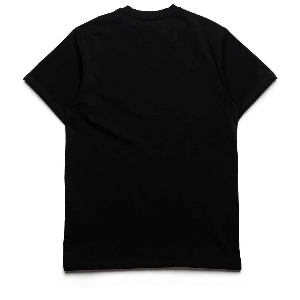 424 Recycled Cotton T-Shirt for Men & Women - Black/Red - Eco-Friendly Casual Wear for Everyday Outfits & Sustainable Fashion