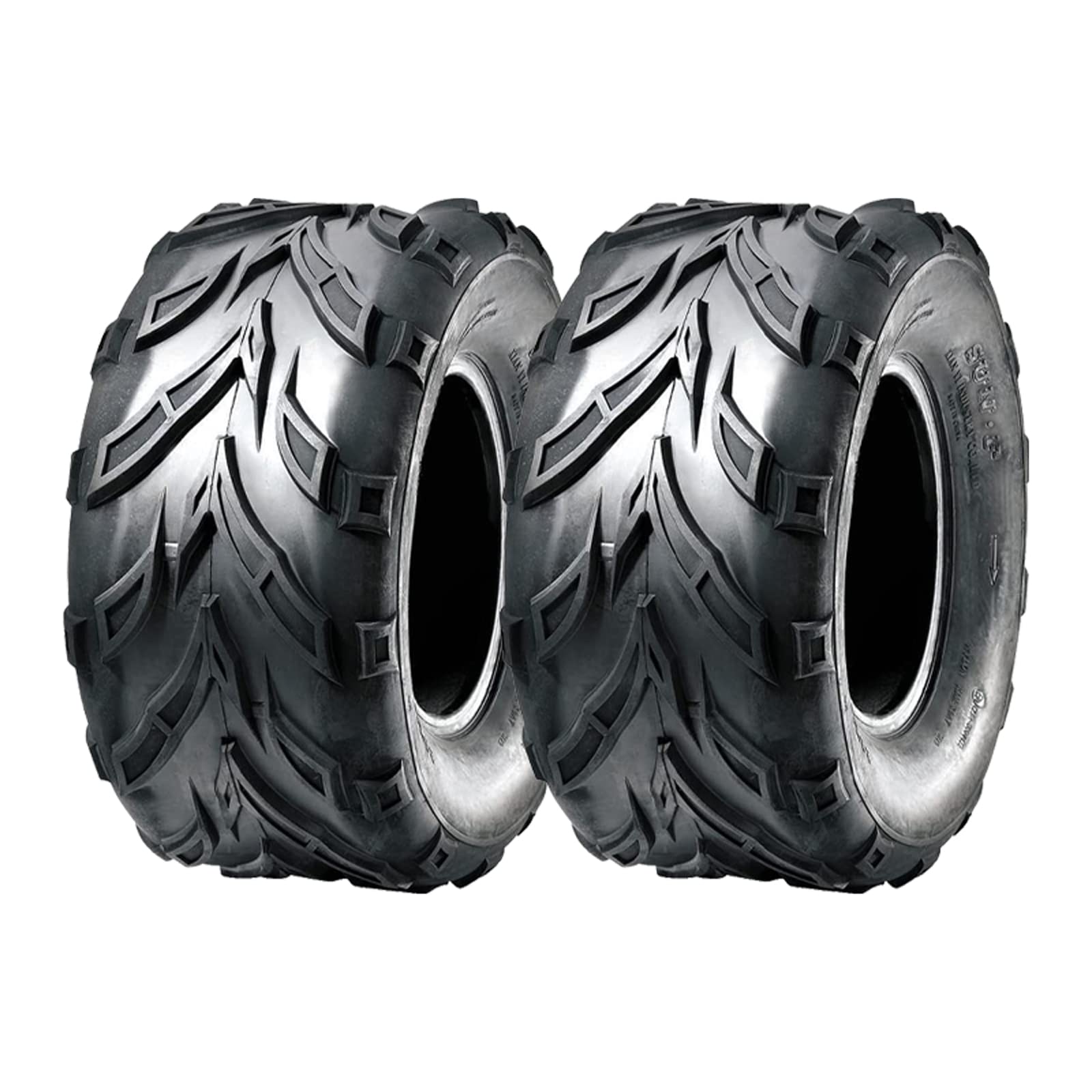 2 Pack 16x7-8 V-Tread Replacement Tires for Trailmaster Blazer 200, Mid XRX & Hammerhead Mudhead Go Karts - Perfect for Off-Road Racing, Backyard Tracks & Muddy Terrains (Part #7.020.078)