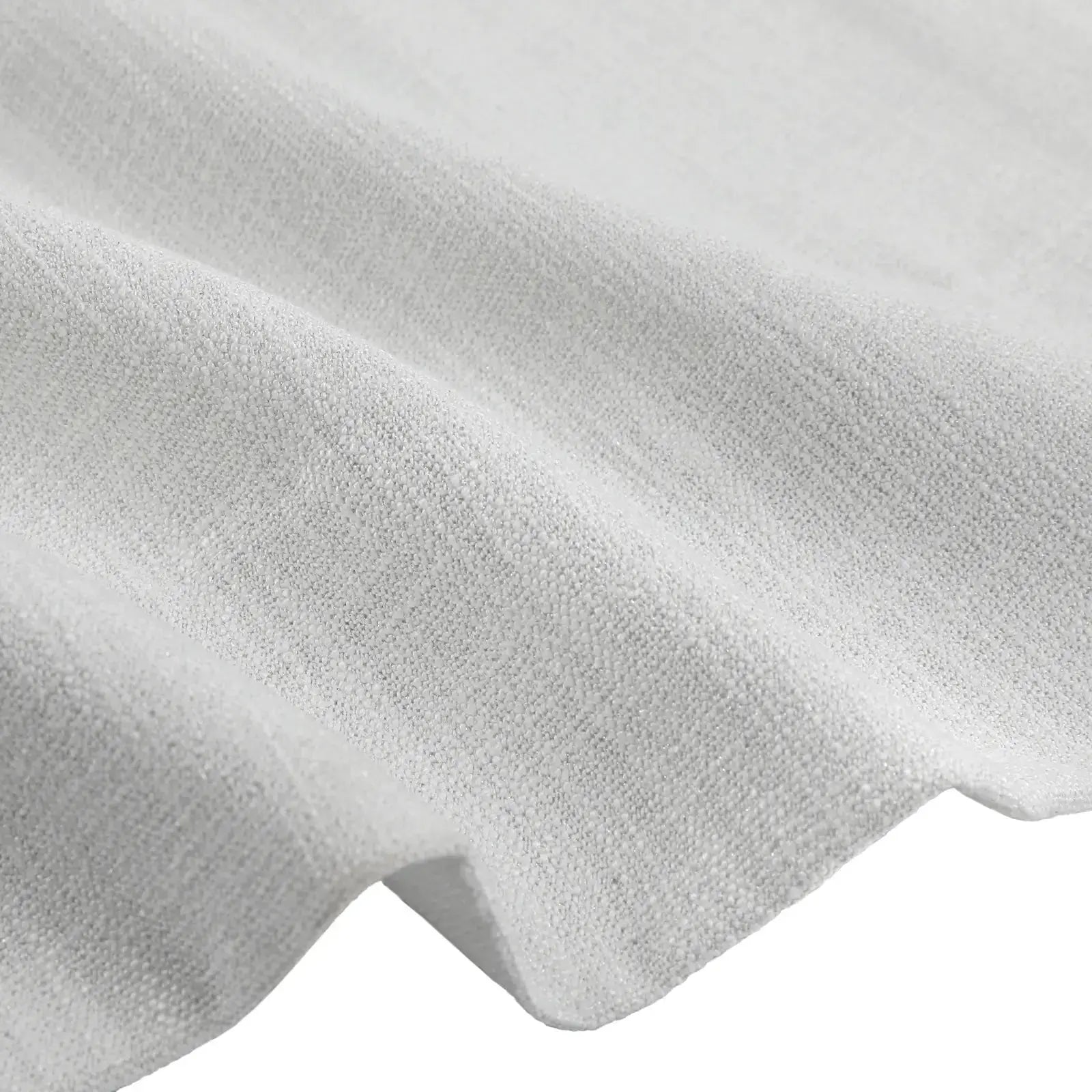 Stylish Sarai Textured Metallic Cotton Blend Pleated Curtains - Elegant Window Treatment for Living Room & Bedroom Decor