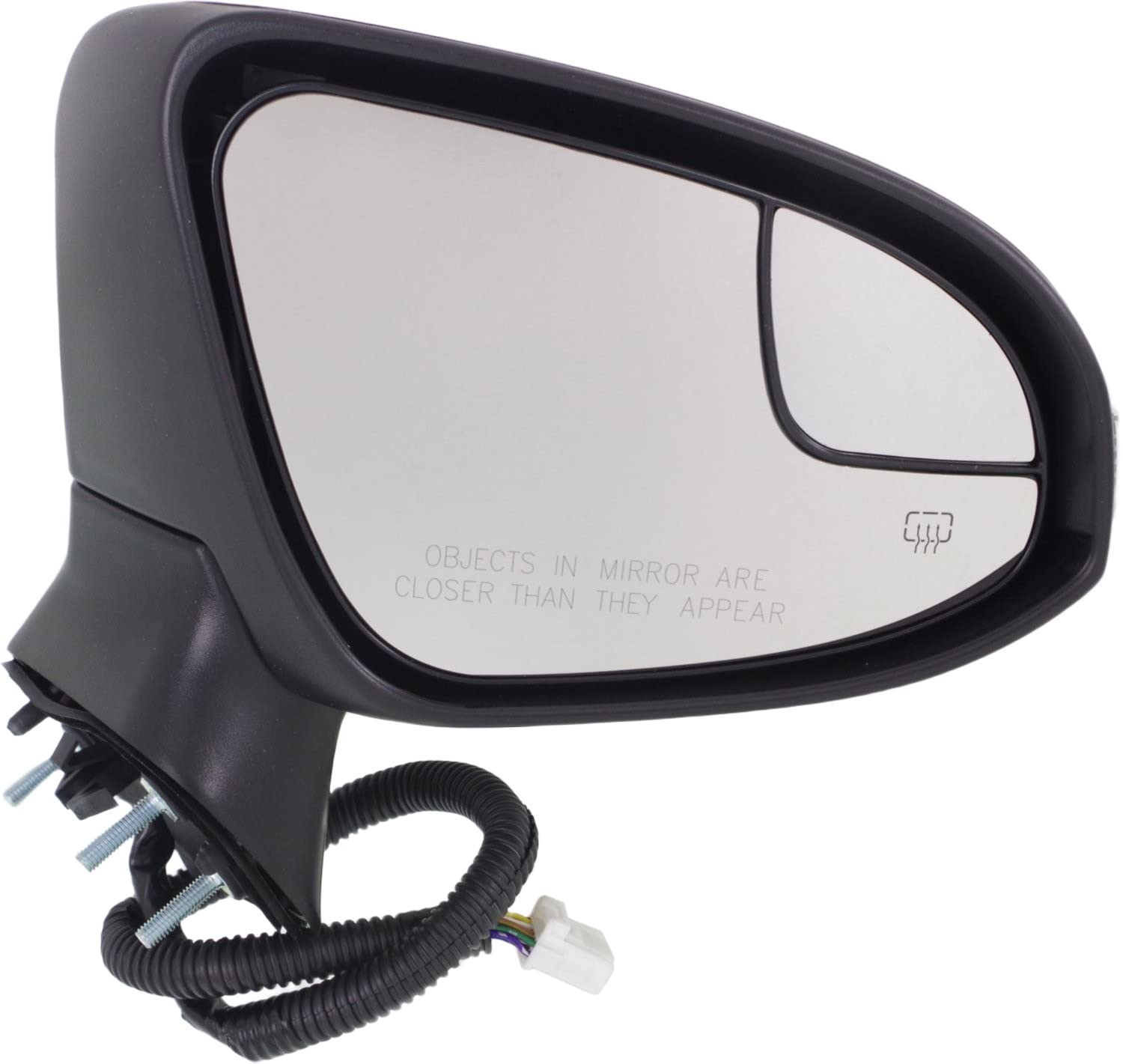 Garage-Pro Heated Power Glass Side Mirror with Blind Spot Detection & Signal Light - Compatible with 2010-2016 Toyota Venza (Passenger Side) | Perfect for Winter Driving & Enhanced Safety