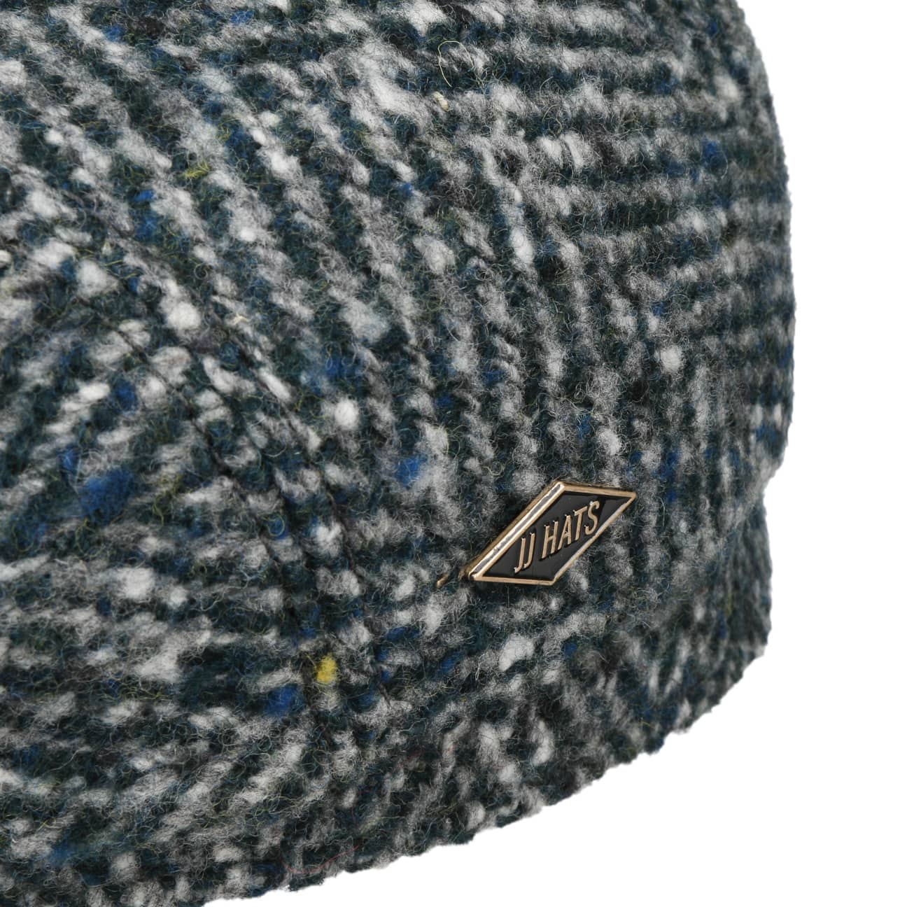 JJ Hats Men's Herringbone Virgin Wool Driver Cap - Classic Vintage Style for Outdoor Activities, Driving, and Casual Wear