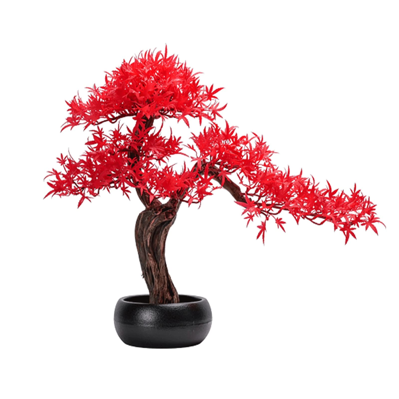 XIANGGUI 1983 Artificial Bonsai Tree - Faux Potted Plant for Home Office Desk Decor, DIY Simulation Bonsai Display, Fake Tree Pot Ornament for Living Room, Shop & Gift Giving - Perfect for Zen Decor & Housewarming Presents