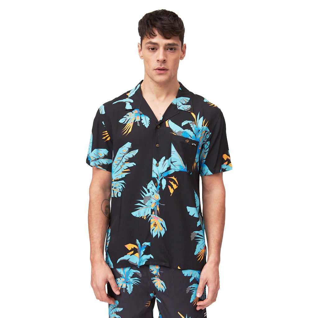 Billabong Vacay Beach Shirt for Men - Lightweight Quick-Dry Surf Shirt for Summer, Beach, and Outdoor Activities