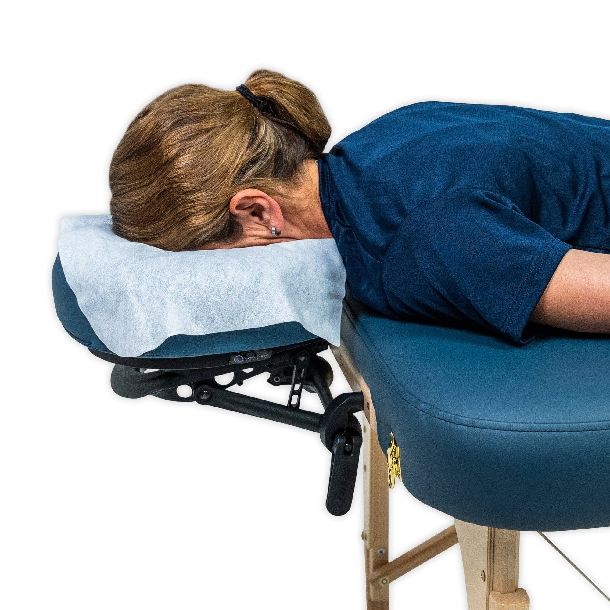 Disposable Flat Face Pillow Covers - Soft & Hygienic for Travel, Spa, and Home Use