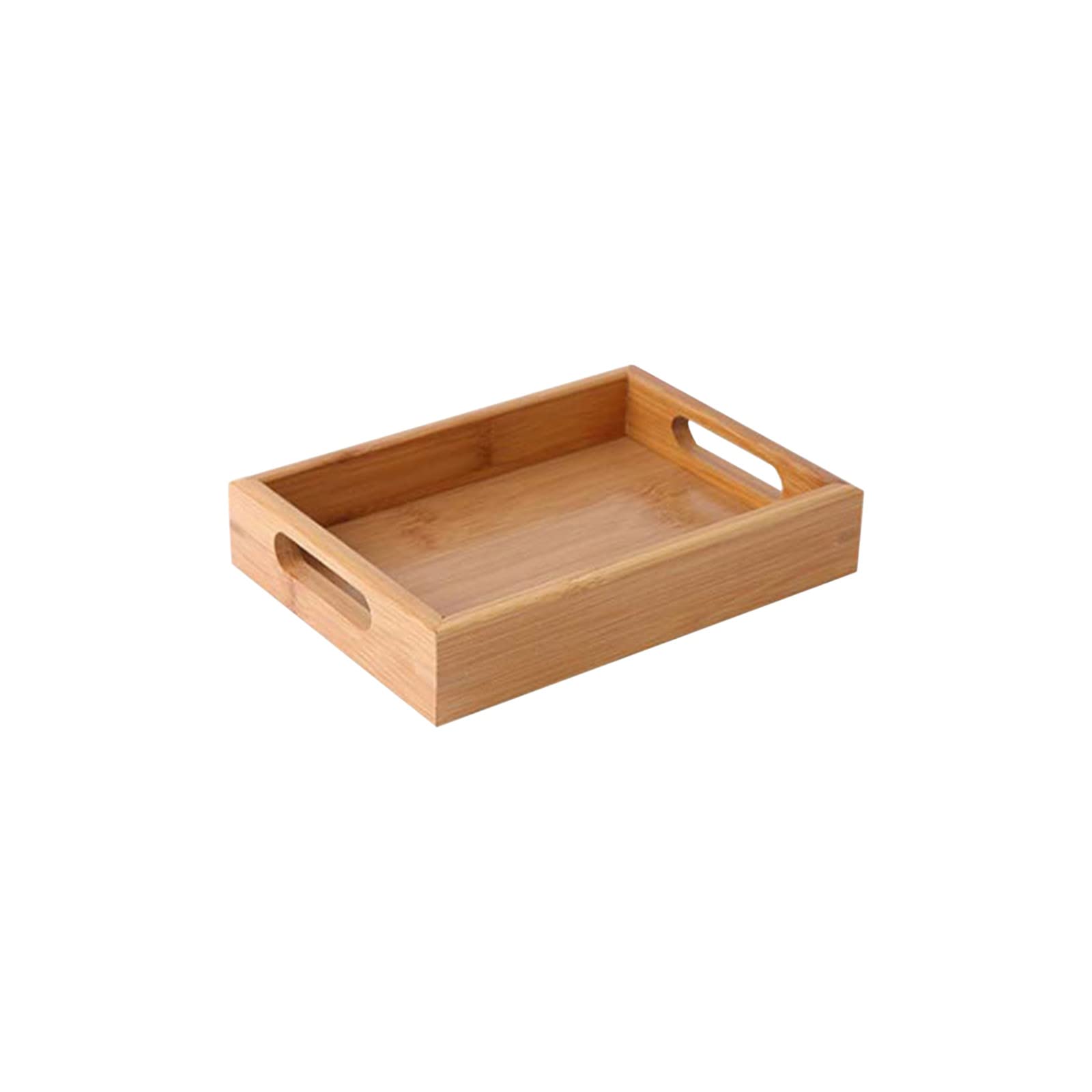 Bamboo Serving Tray for Tea, Bread, BBQ - Wooden Multi-Purpose Tray for Home, Hotel & Restaurant Use - Perfect for Dining, Entertaining & Food Presentation