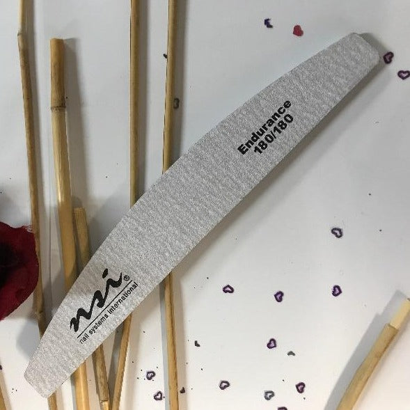 Premium 180/180 Grit Nail File for Strong, Smooth Nails - Professional Manicure & Pedicure Tool for Home & Salon Use