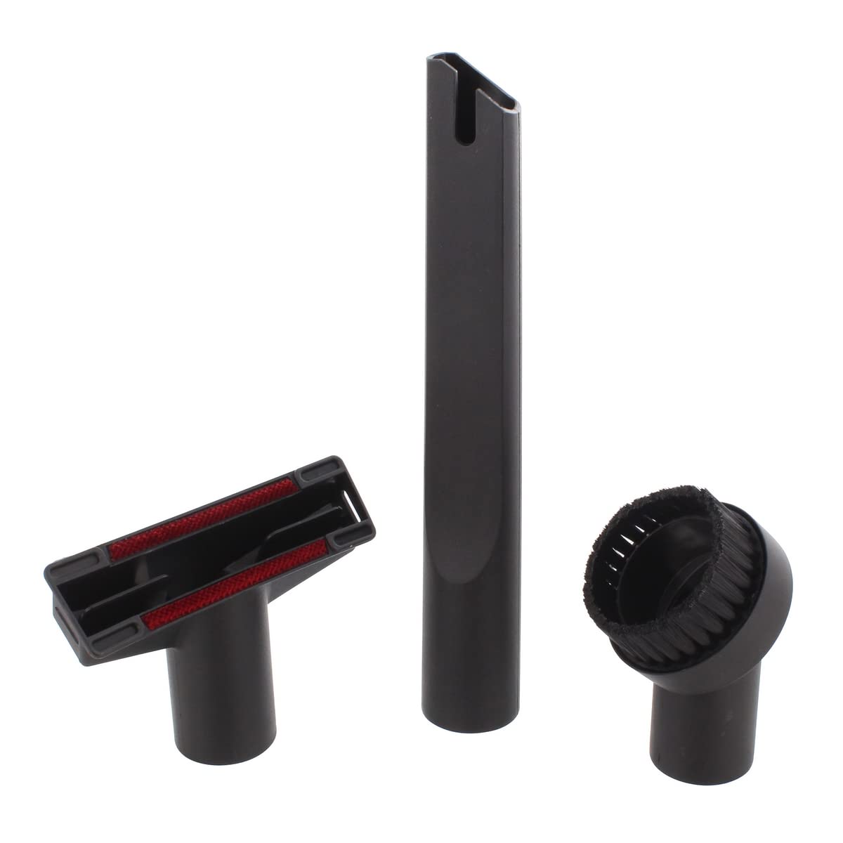 Europart Universal Vacuum Cleaner Accessory Kit - 32mm Plastic Nozzle Tools for Home & Car Cleaning - Black Vacuum Attachments for Dust, Pet Hair & Hard-to-Reach Areas