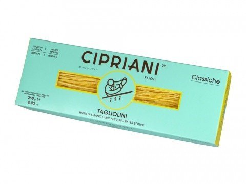 Premium Cipriani Tagliolini Extra Thin Egg Pasta - 250ml (12 Pack) | Authentic Italian Pasta for Fine Dining & Gourmet Recipes