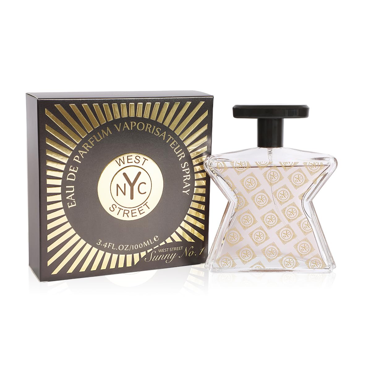 NYC West Street Men's Eau De Parfum Spray - 3.4 Fl Oz Long Lasting Cologne for Day & Night Wear - Perfect for Office, Date Night and Special Occasions