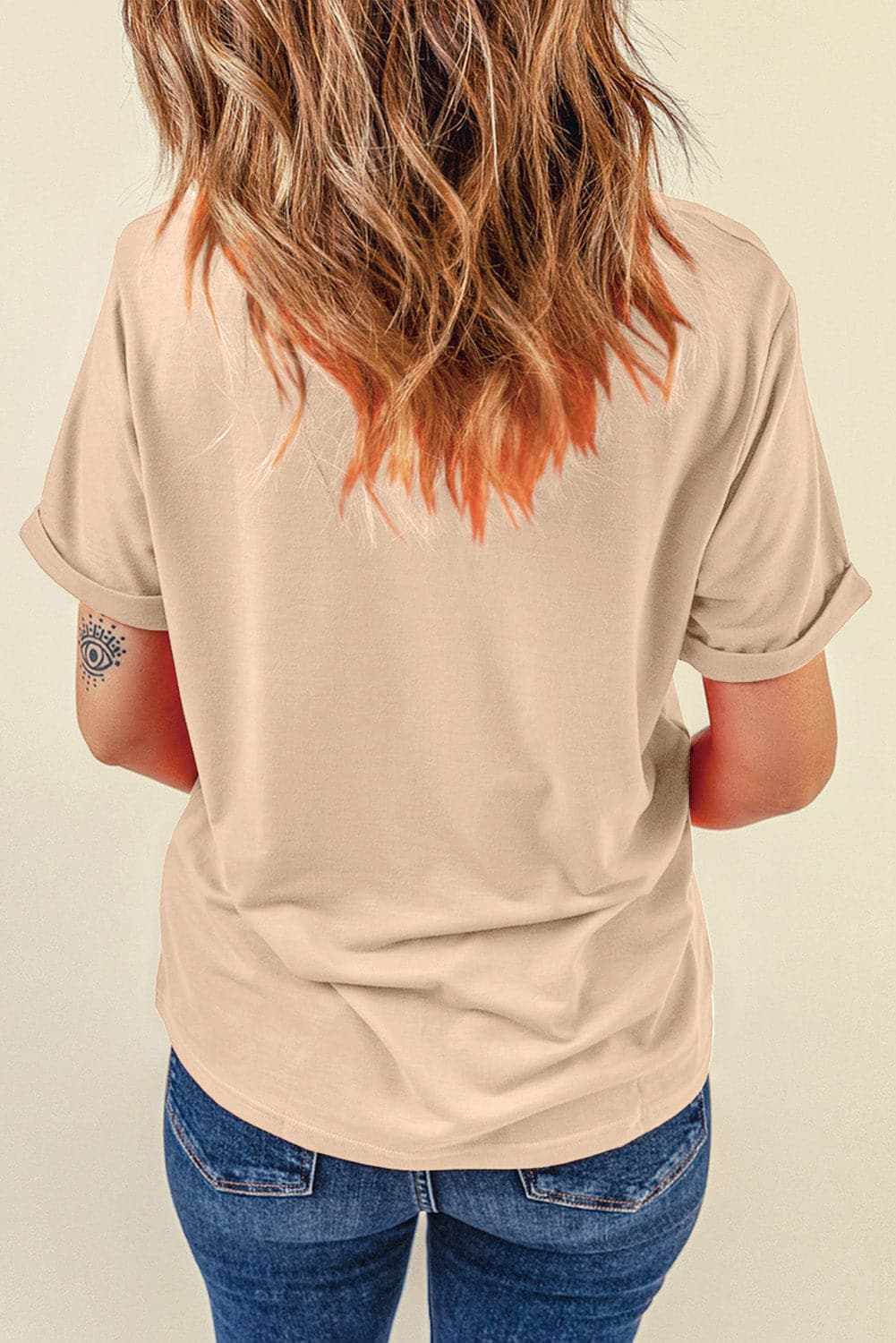 Women's Casual Letter Graphic T-Shirt - Soft Cotton Short Sleeve Tee for Everyday Wear & Street Style Outfits