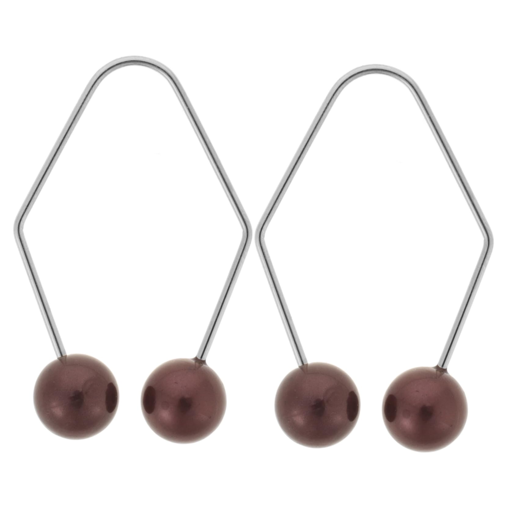 1 Pair Face Dimple Trainer - Alloy Black Dimple Maker Tool for Lips, Jaw & Cheek Exercise | Beauty Smile Enhancer for Natural Dimples | Perfect for Daily Facial Workout & Cosplay Makeup