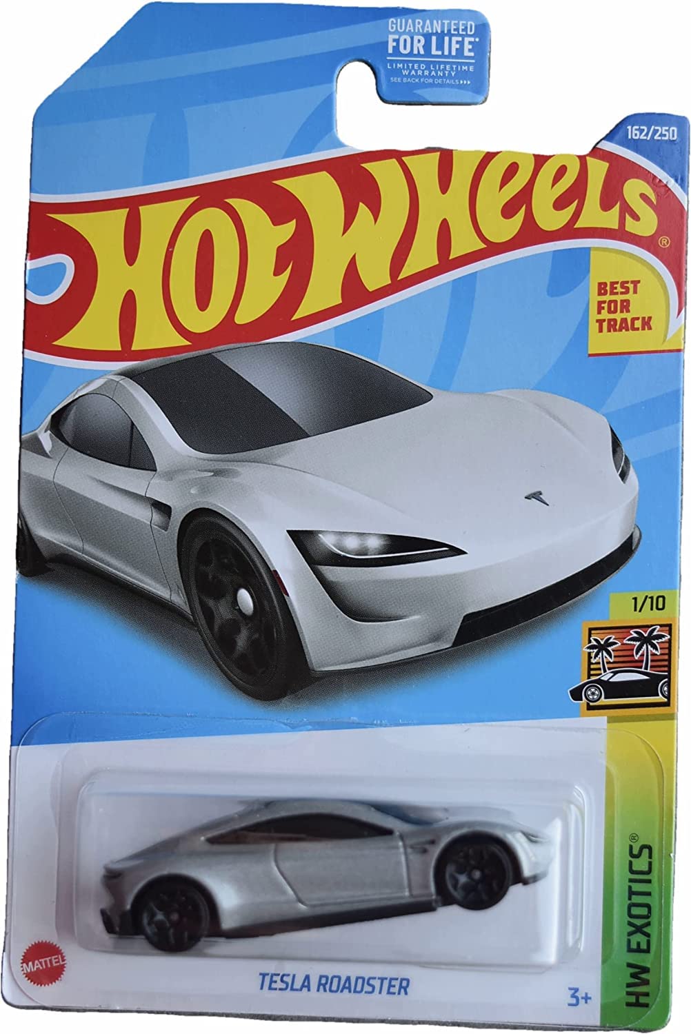 Hot Wheels Tesla Roadster Die-Cast Toy Car - 1:64 Scale Collectible Model for Kids & Adults - Perfect for Play, Display & Gifts - Racing & Car Enthusiast Scenes