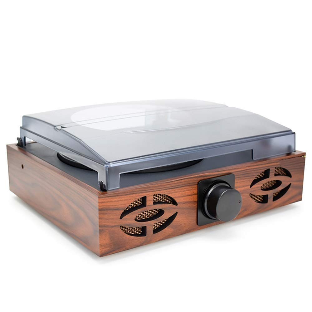 WSMLA Wireless Portable Record Player with Built-in Stereo Speakers - 3-Speed Belt-Drive Turntable for Vinyl Records | Perfect for Home, Office & Retro Music Lovers