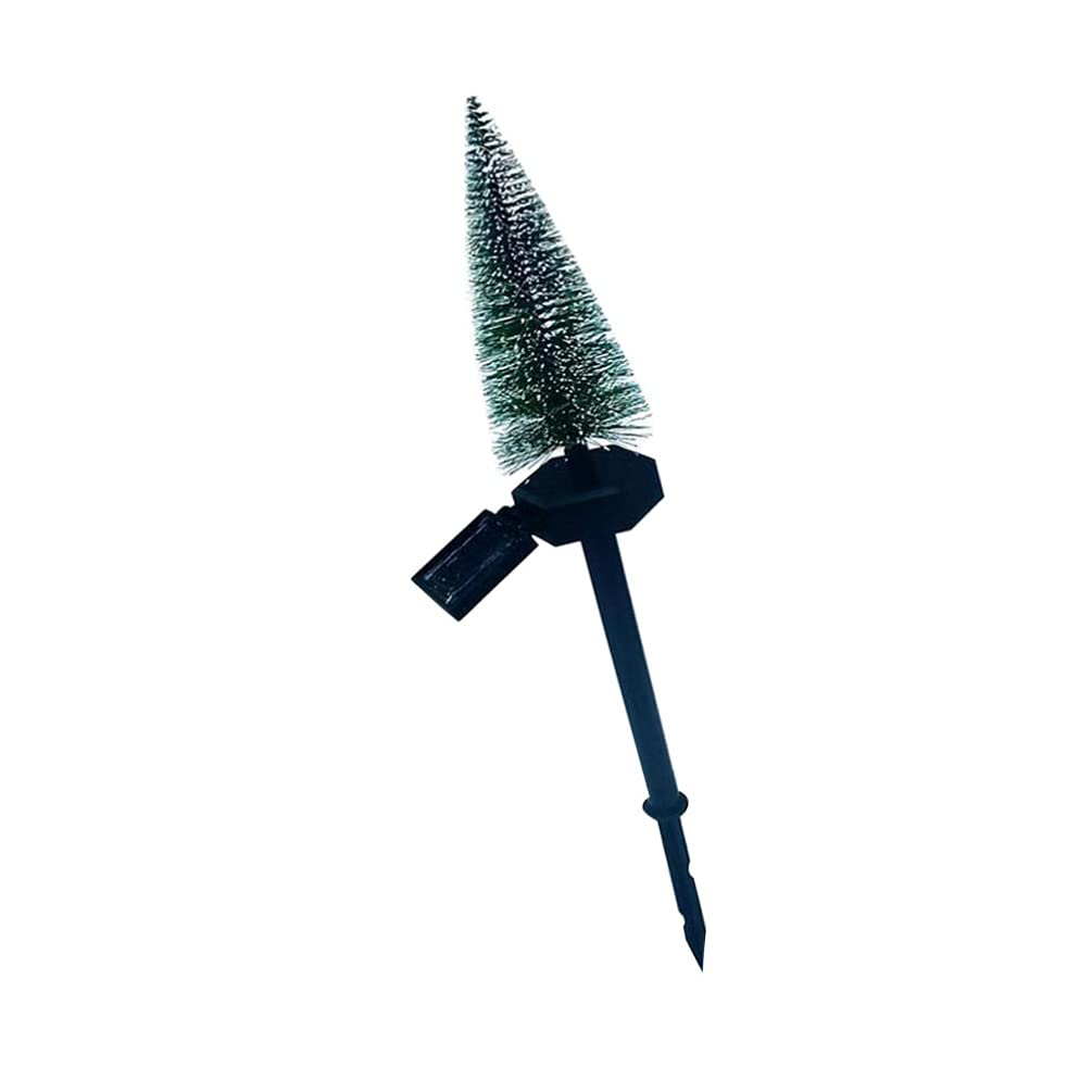 Solar Garden Lights - Mini Christmas Tree Stake Lights for Pathway & Outdoor Decor