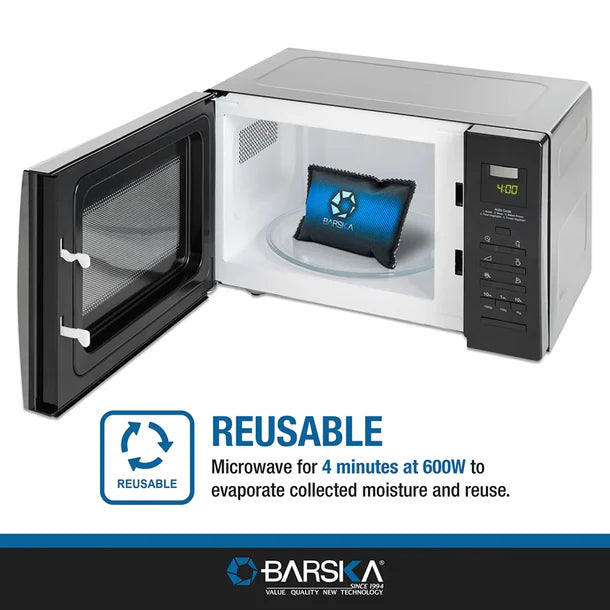 Barska AF12500 Reusable Safe Dehumidifier - Moisture Absorber for Home, Closet, Gun Safe & Storage Areas | Prevent Mold & Musty Odors