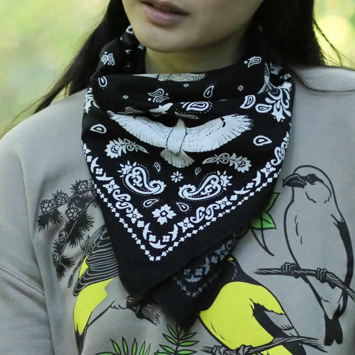 Bird Collective Hawks in Flight Bandana - Stylish Printed Scarf for Bird Lovers, Outdoor Adventures & Nature Enthusiasts - Perfect for Hiking, Camping & Wildlife Photography Accessories