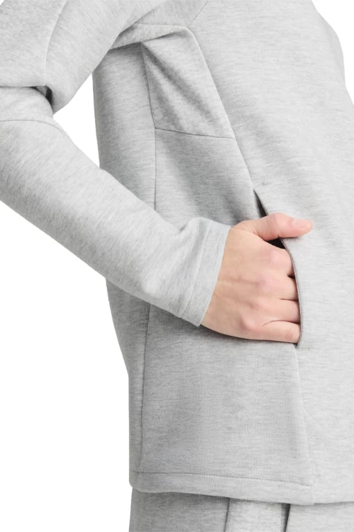 PUMA Women's Evostripe Full Zip Grey Jacket - Lightweight Running Hoodie for Outdoor Sports & Casual Wear