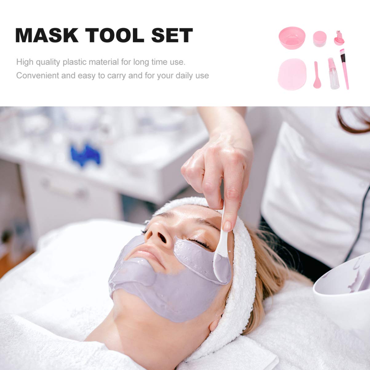 Beaupretty 10-in-1 Facial Mask Tool Kit - Professional Skincare Tools for Face Mask Application, Removal & Massage - Perfect for Spa, Home Beauty Routine & Self-Care Days