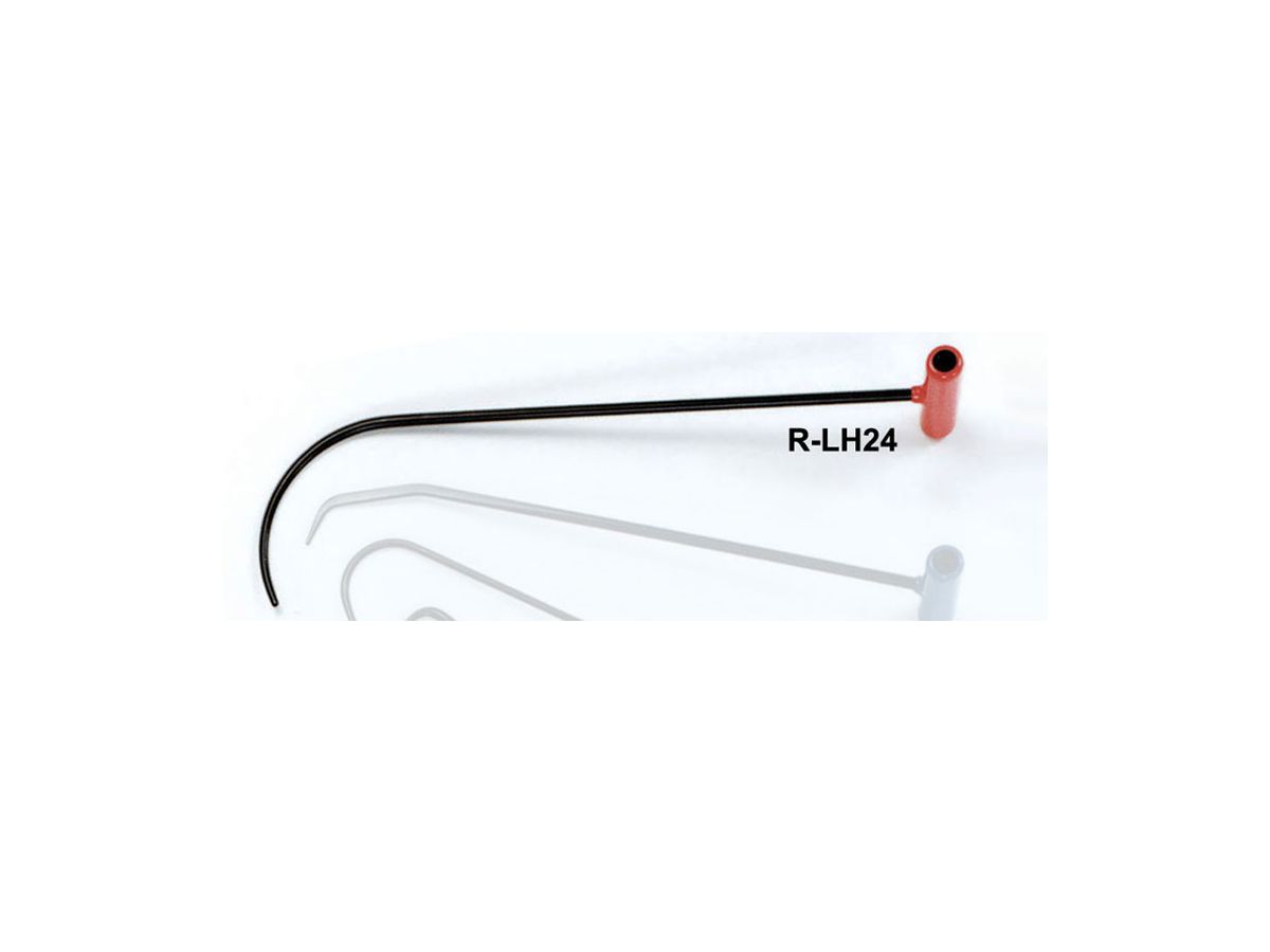Dentcraft 24 Large Hook Rod - 7/16 Inch Diameter Heavy Duty Hanging Hooks for Garage, Warehouse & Retail Display Organization