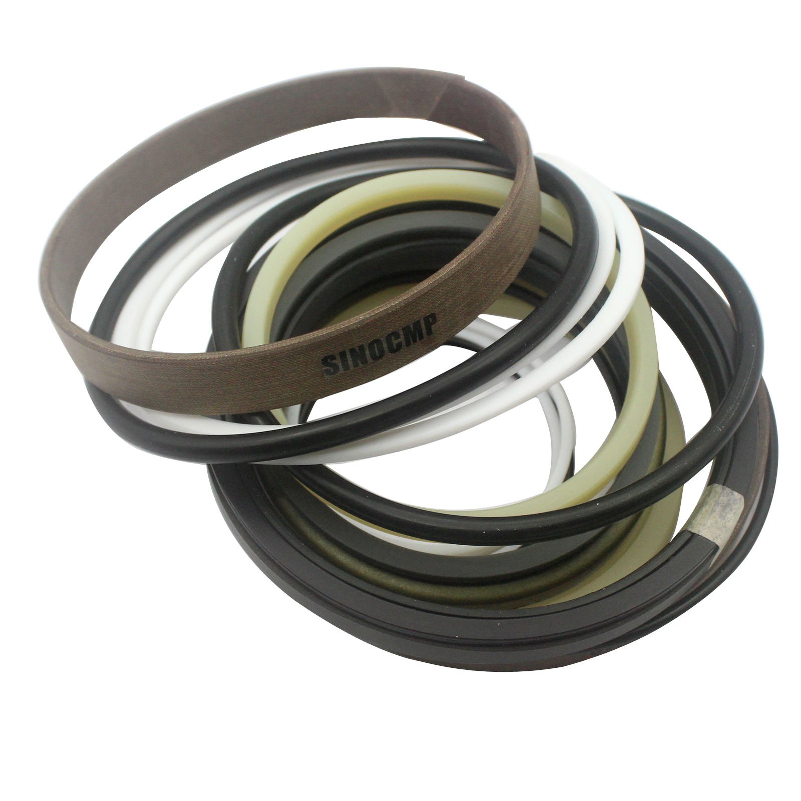 Komatsu PC220-2 PC220LC-2 Excavator Hydraulic Cylinder Repair Seal Kit - SINOCMP PC220-2 Arm Seal Kit with 3 Month Warranty - Perfect for Hydraulic Leak Repairs & Excavator Maintenance
