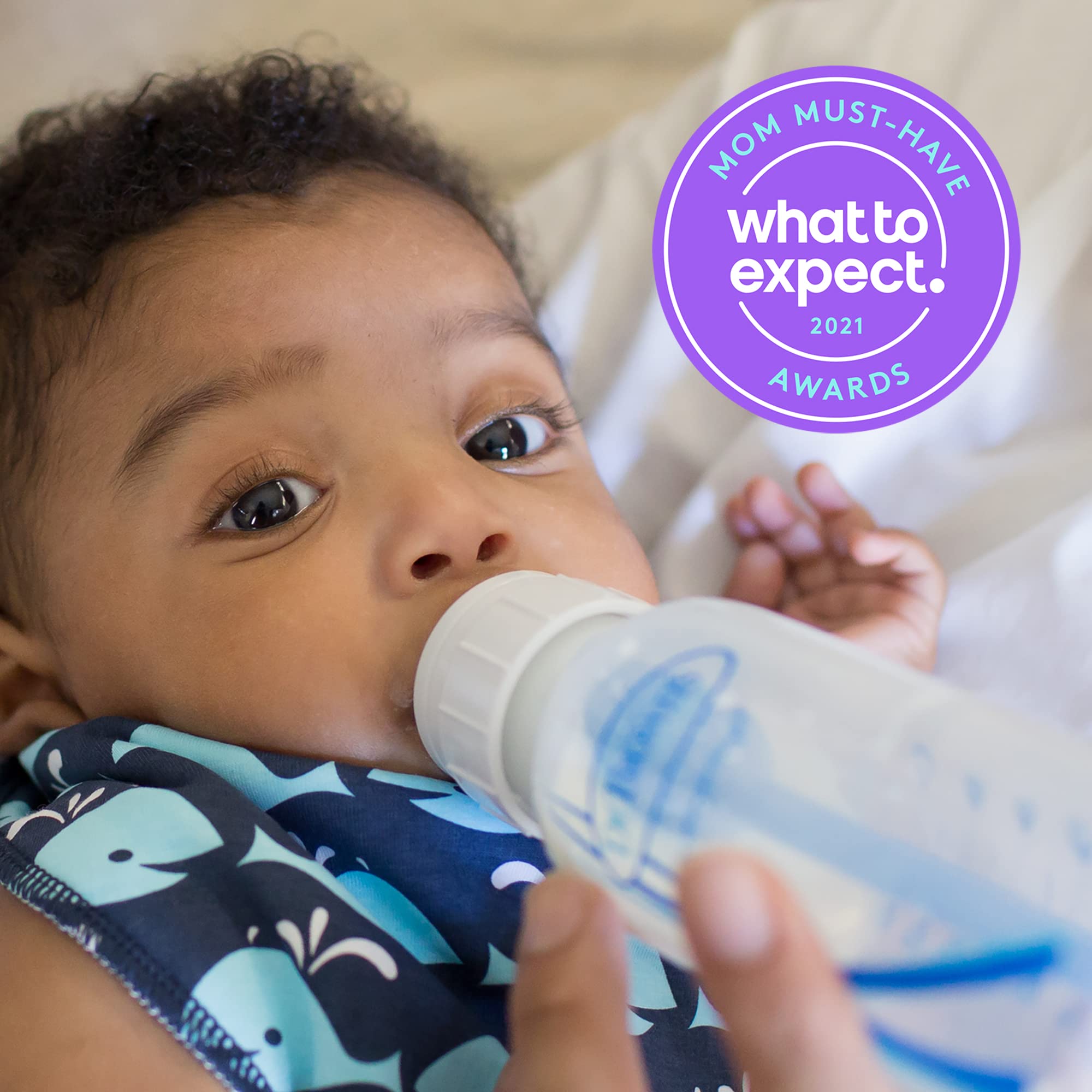 Dr. Brown's Standard Baby Bottles - 8-Ounce (4 Pack) | BPA-Free Anti-Colic Bottles for Newborns & Infants | Perfect for Breastfeeding, Formula Feeding & On-the-Go Use