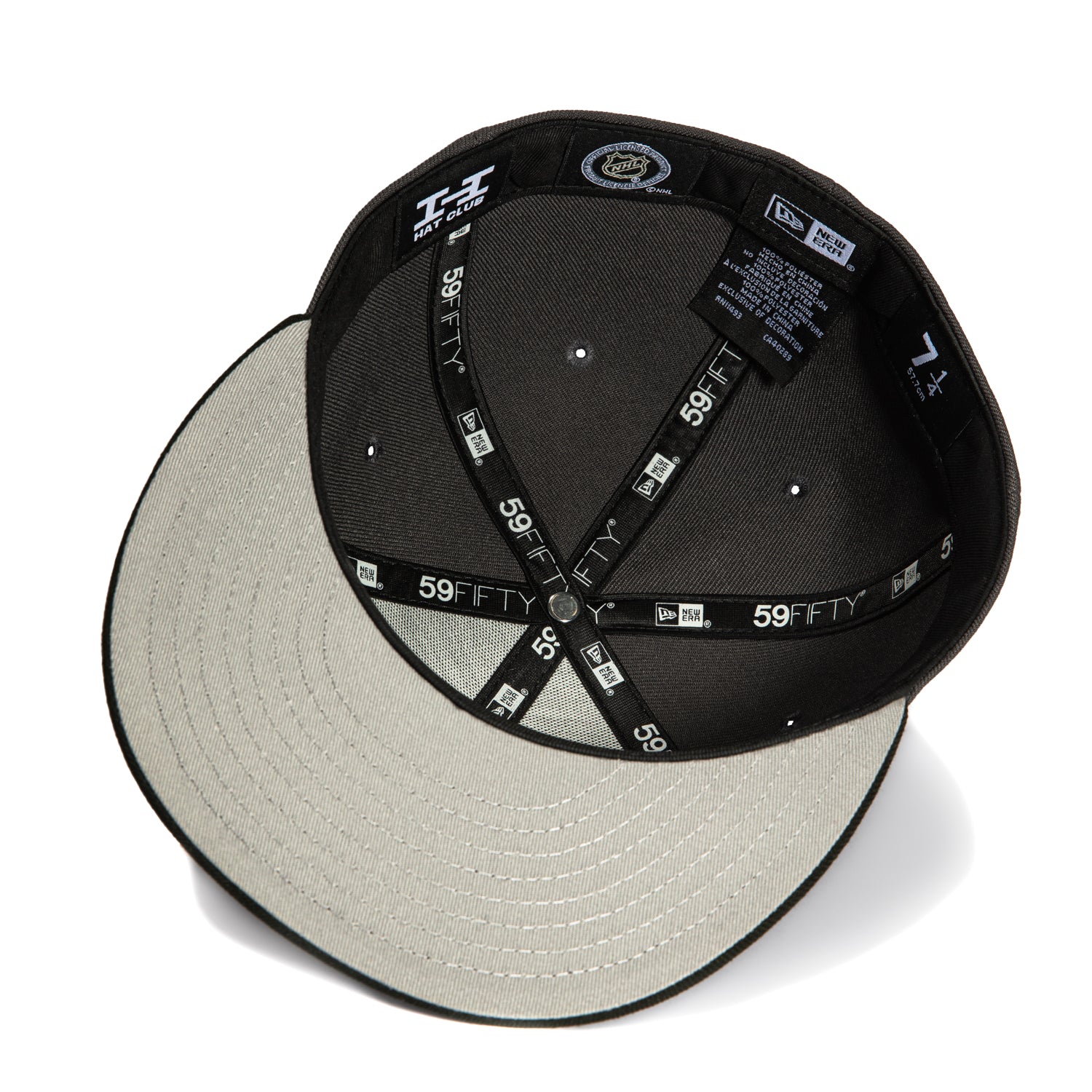 New Era 59Fifty Vegas Golden Knights Snapback Hat - Graphite & Black NHL Hockey Cap for Men & Women - Perfect for Games, Tailgating & Fan Gear Collection