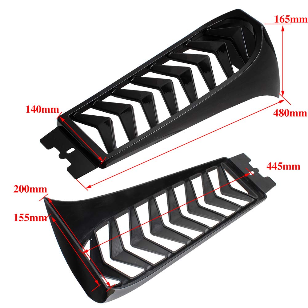 Harley Softail Street Bob Breakout FXBR FXBRS Motorcycle Front Lower Radiator Cover Chin Fairing Spoiler (2018-2023) - Durable ABS Plastic, Enhanced Aerodynamics & Protection for Harley Riders - Perfect for Cruising, Touring & Custom Bike Builds
