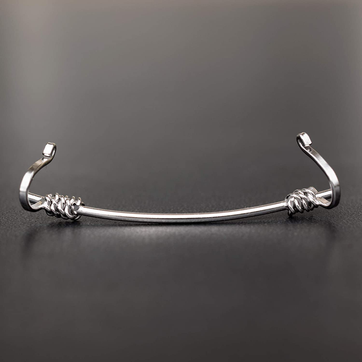 Handmade Black Sterling Silver Ear Cuff for Men - Punk Style Earring for Boyfriend Gift, Birthday Present - Perfect for Concerts, Parties & Alternative Fashion