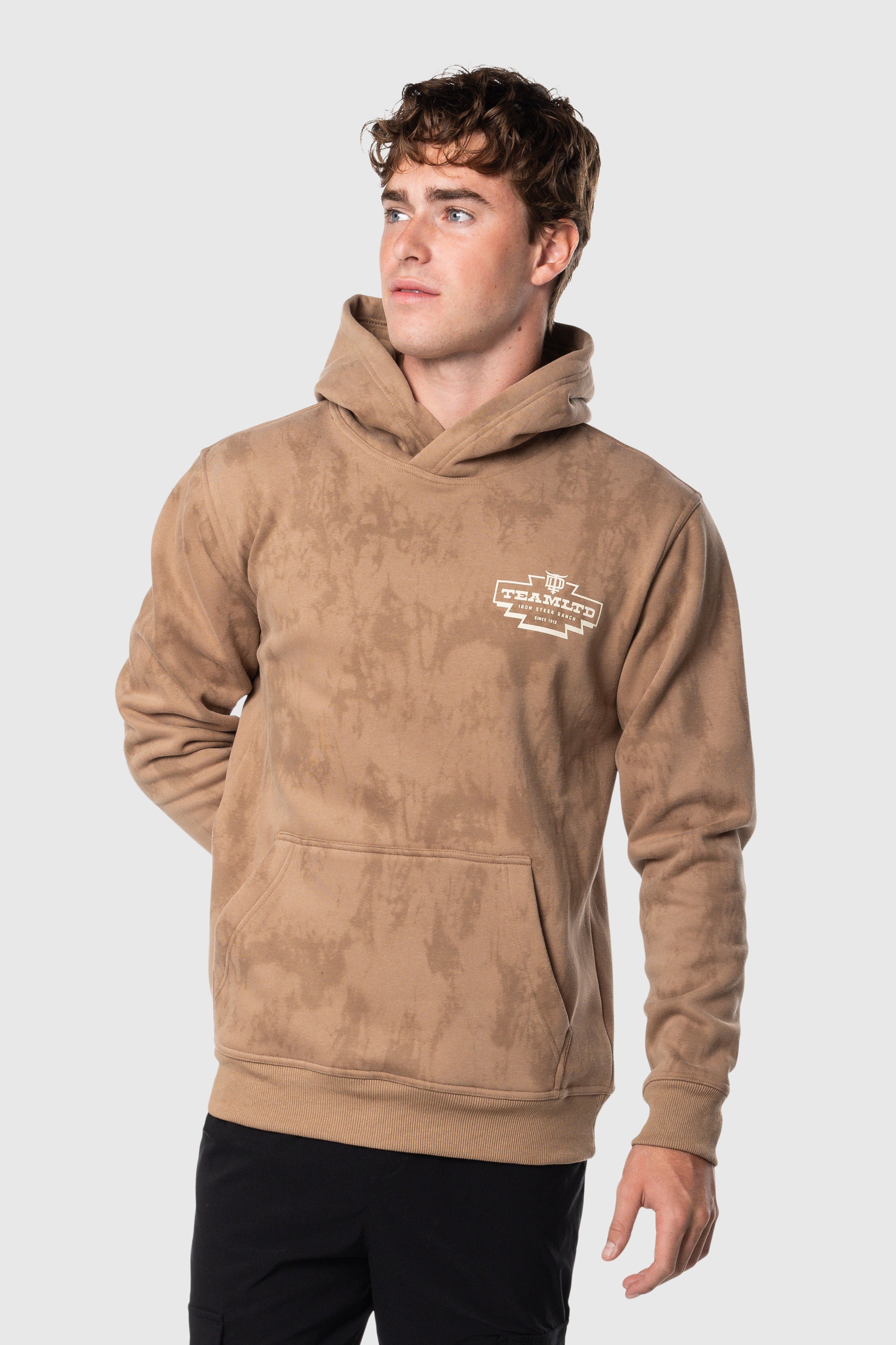 Ranch Hoodie Tan - Comfortable & Stylish Cowboy Hooded Sweatshirt for Men & Women - Perfect for Outdoor Adventures, Rodeos & Casual Wear