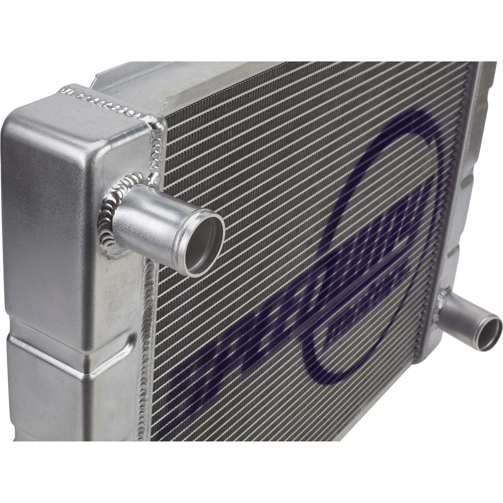 Universal Small Block Chevy Radiator Kit with Fan Shroud - 31 Inch Aluminum Cooling System for Chevy 350, 305, 327 Engines - Perfect for Street Rods, Hot Rods & Classic Car Restoration Projects