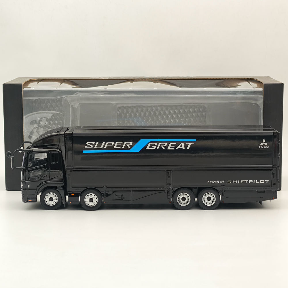 1/43 Scale Mitsubishi Fuso Super Great Truck Diecast Model - Collectible Toy Car for Adults & Kids - Perfect for Display, Gifts, and Hobby Enthusiasts - Ideal for Office Desk, Home Decor, and Model Car Collections