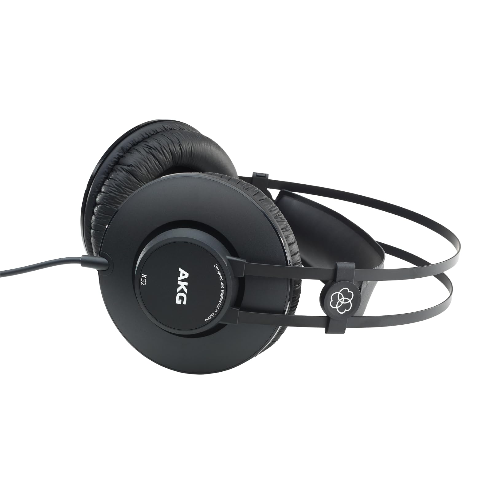 AKG K52 Professional Studio Headphones - Over-Ear, Closed-Back Design for Recording, Mixing & Gaming - High-Quality Sound Isolation & Comfort for Long Sessions