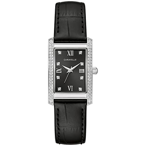Black Leather Strap/Stainless