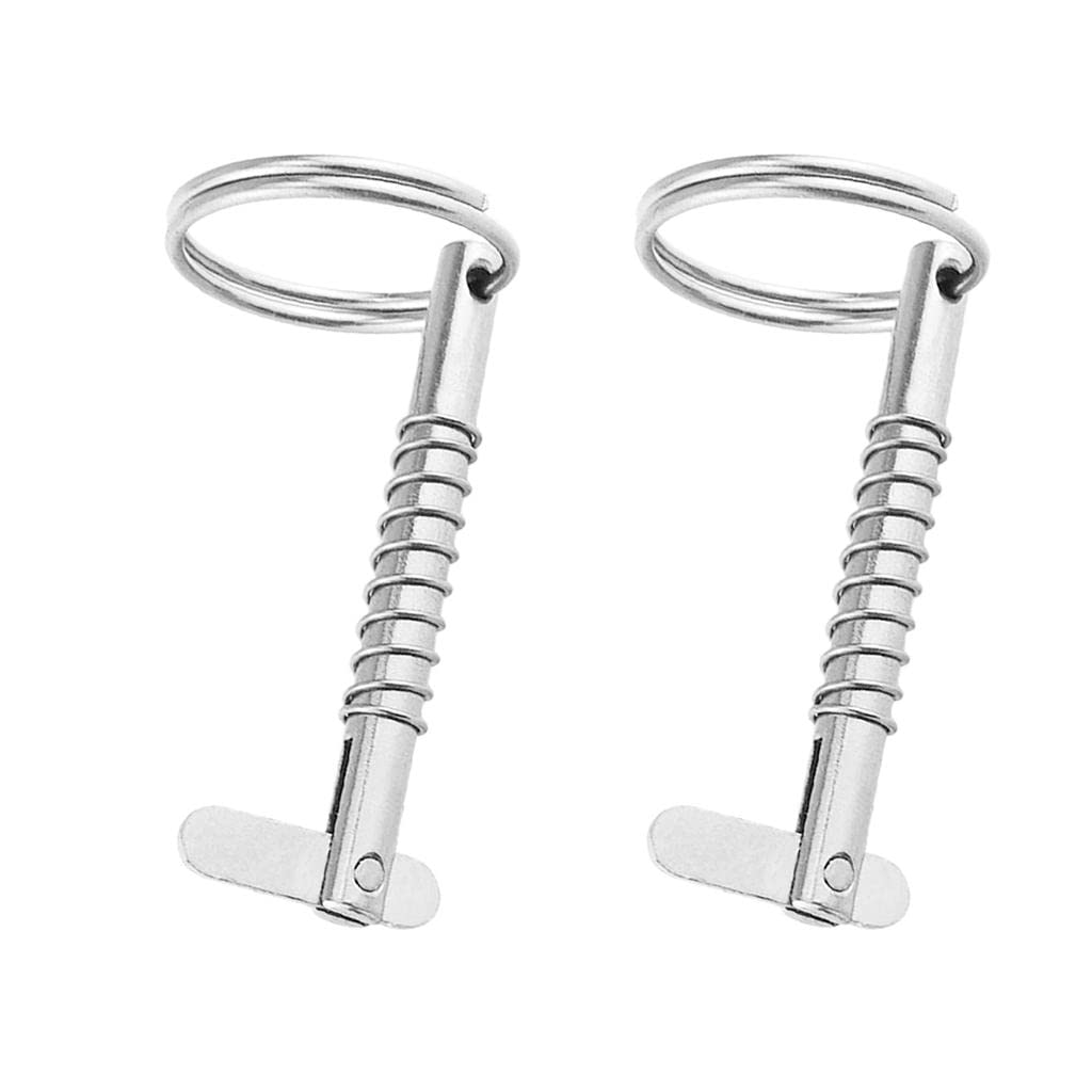 Balikha 2X Bimini Top Quick Release Hinge Pin for Boat Canopy - Perfect for Upper Deck Shade & Marine Applications