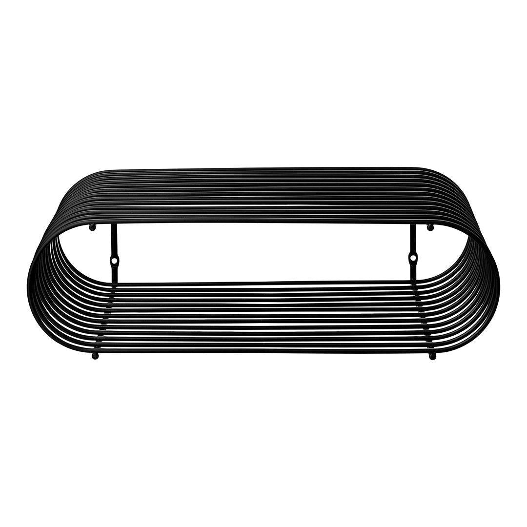 Curved Wall Shelf - Modern Floating Shelves for Home Decor, Bathroom & Kitchen Storage | Perfect for Displaying Books, Plants & Decorative Items
